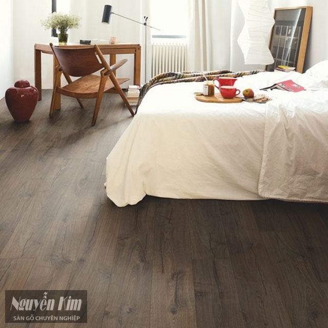 sàn gỗ công nghiệp phòng ngủ