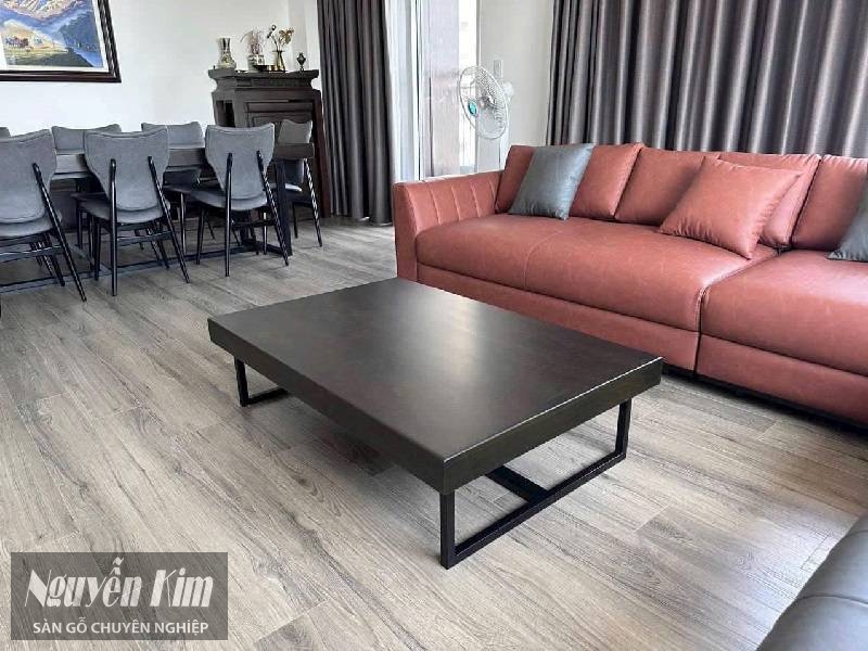 sàn gỗ eir floor e1987 tại phòng khách