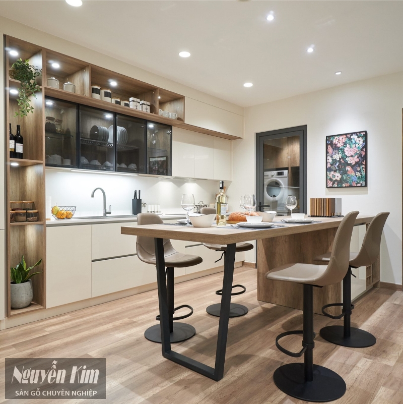 Không gian phòng bếp